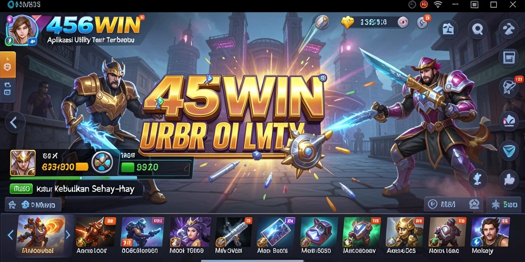 Tangkapan layar dari 456WIN yang menunjukkan antarmuka pengguna dan fitur Utility.