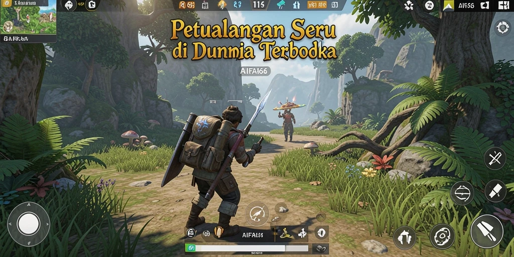 Screenshot AIFA66 menampilkan gameplay yang menakjubkan dan interaksi dalam dunia Open World.