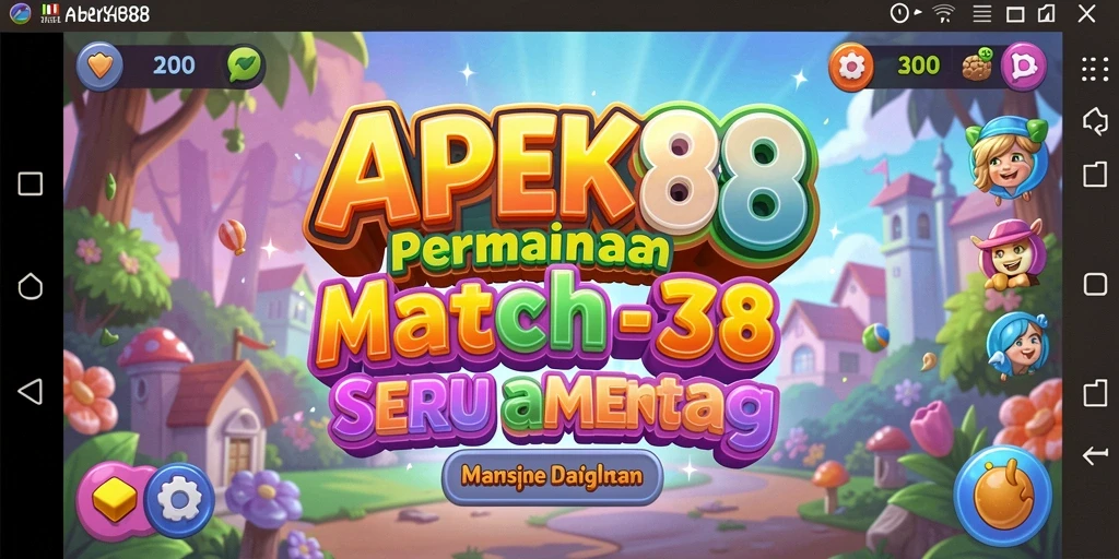 Tampilan menarik dari gameplay APEK88 yang penuh warna.
