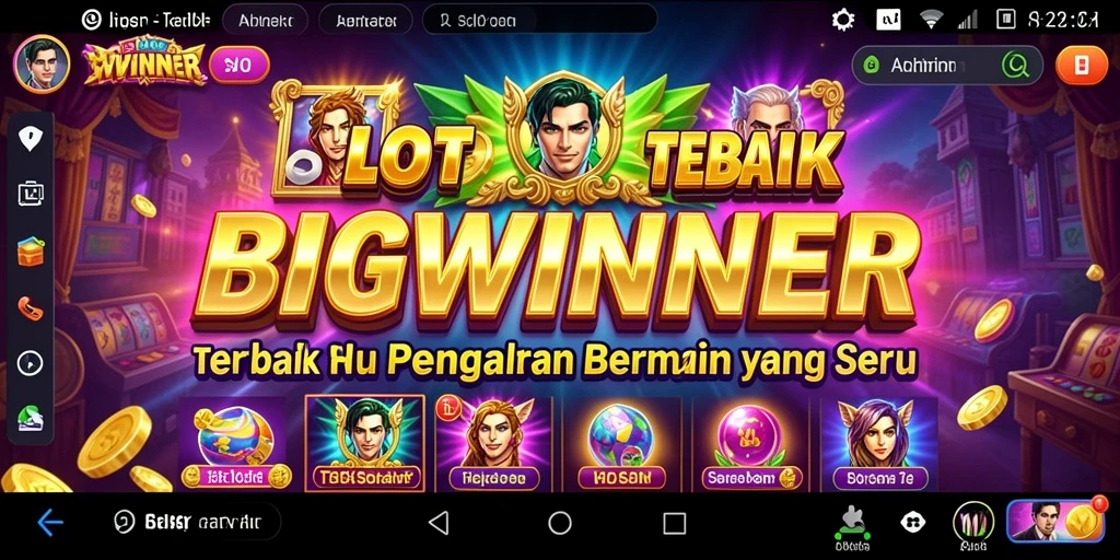 Tampilan gameplay Slot BIGWINNER yang mengasyikkan dan seru.
