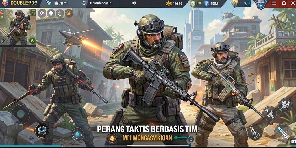 Tampilan gameplay seru dan menarik di DOUBLE999.