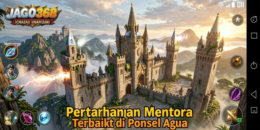 Tampilan gameplay menegangkan dalam JAGO368 - Tower Defense yang seru!