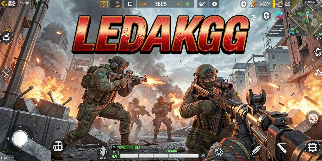 Gameplay intens LEDAKGG dengan aksi tembak-menembak yang mendebarkan.