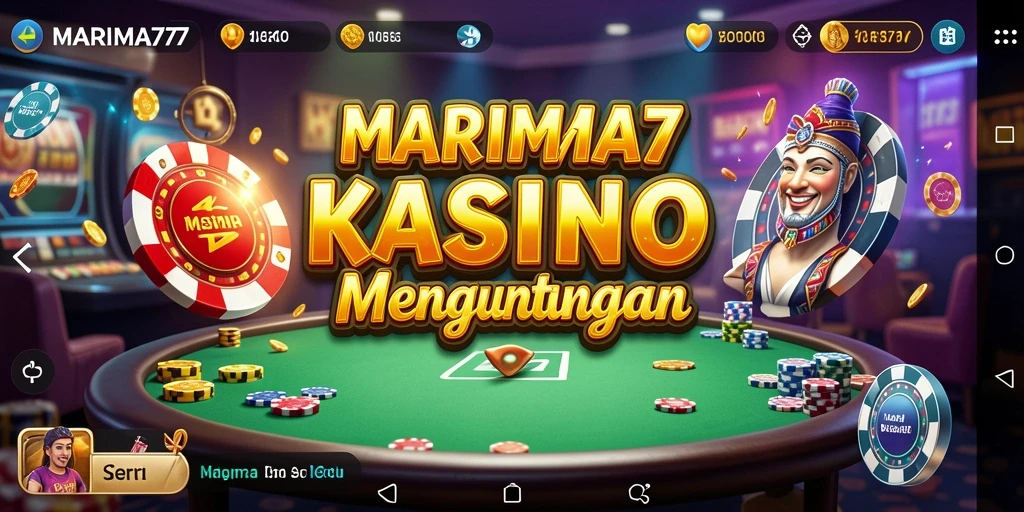 Tampilan gameplay Kasino yang seru di MARIMA77.