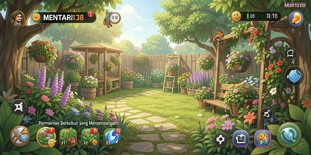 Gameplay menarik dari MENTARI138, visual berkebun yang memukau.