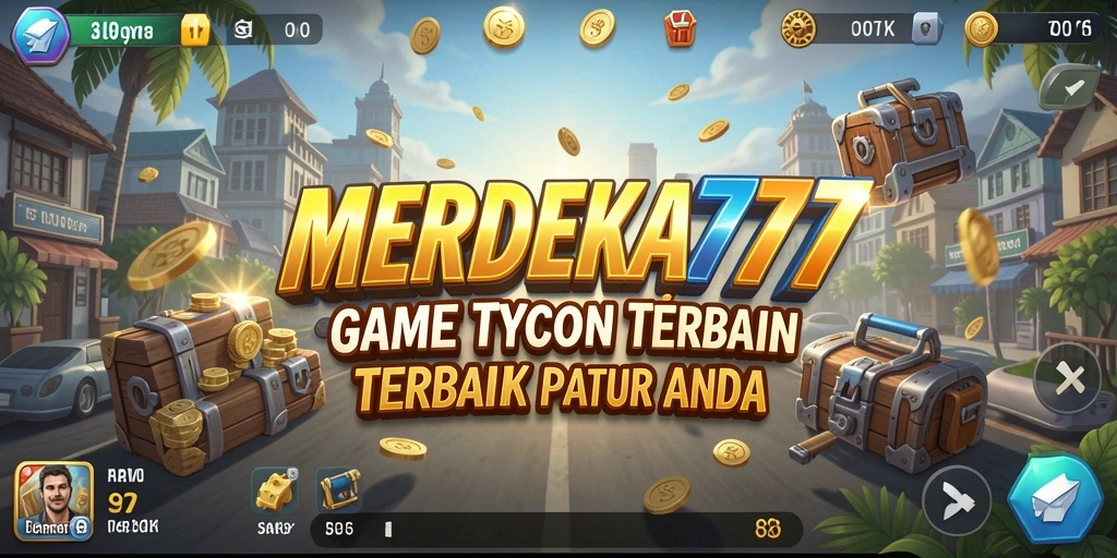 Tampilan gameplay menarik dari MERDEKA777 game Tycoon.