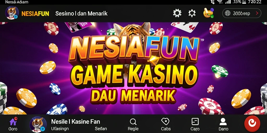 Tangkapan layar NESIAFUN menampilkan gameplay yang menarik dan interaktif.