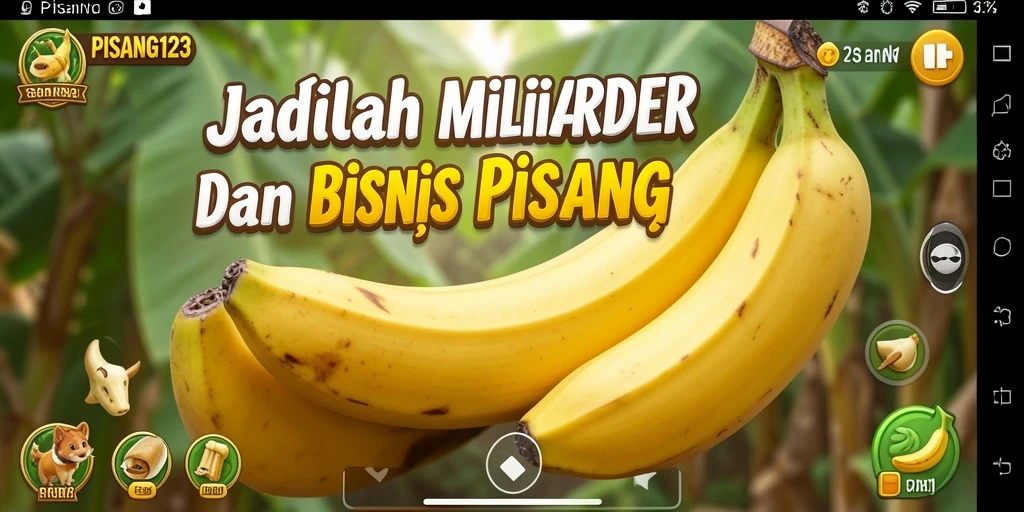 Tampilan gameplay PISANG123 yang mendebarkan dalam mengelola bisnis pisang.