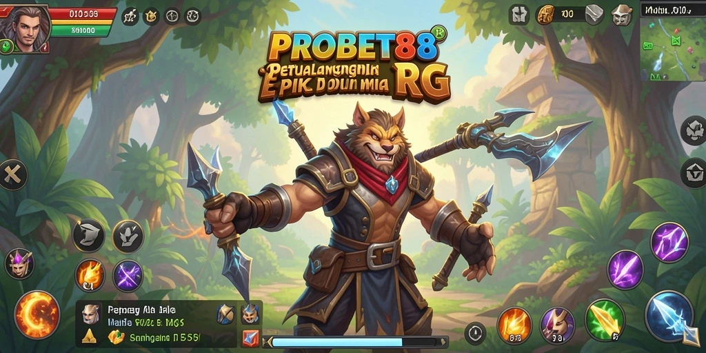 Tangkapan layar menampilkan aksi seru dalam petualangan RPG.