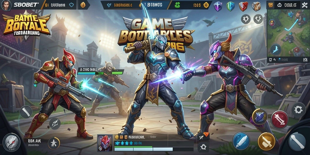 Tampilan gameplay SBOBET yang mendebarkan dan intens di medan perang.