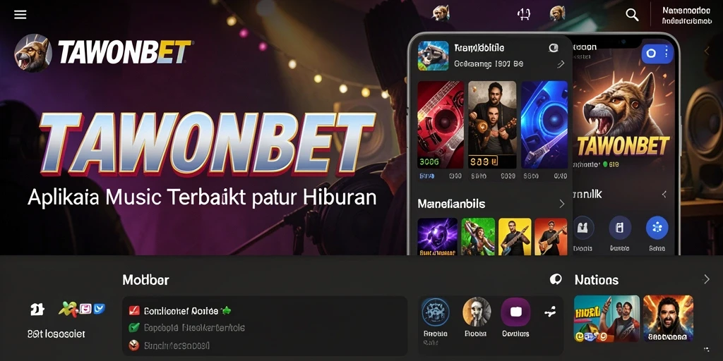 Tampilan gameplay seru dalam aplikasi TAWONBET.