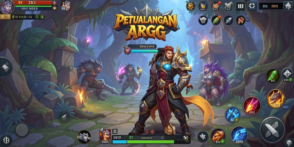 Gameplay ZK3 yang penuh aksi dan petualangan.